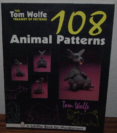 +MBA #3939-118   "1996 The Tom Wolfe Treasury Of Patterns 108 Animal Patterns" Paper Back