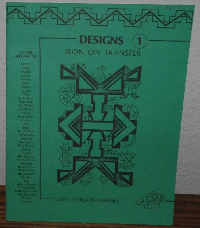 +MBA #3939-110  "1984 Designs (1) By Celia Totus Enterprises Iron On Transfers"