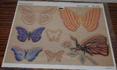 +MBA #3939-0086   1978 Craftaid Butterflys #6522 Template"