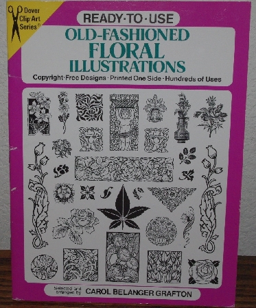 +MBA #3939-0075   "1990 Ready To Use Old Fashioned Floral Illustrations" Paper Back