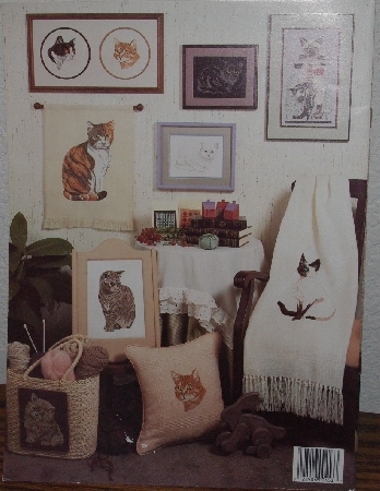 +MBA #3939-0071  "1986 Just Purrfect Cross Stitch Cat Patterns By Mary Ellen"