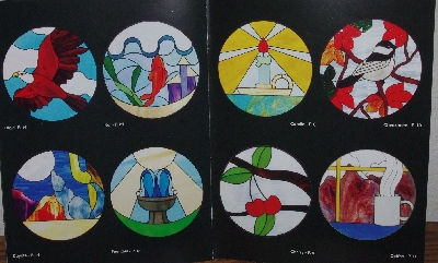 +MBA #3939-268   "2003 Round & Simple Stuff #1" By Aanraku Stained Glass
