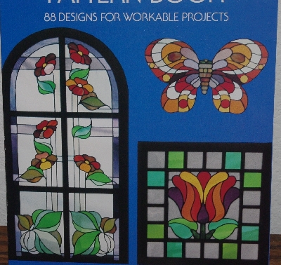 +MBA #3939-236   "1976 Ed Sibbett Jr. Stained Glass Pattern Book" Paper Back