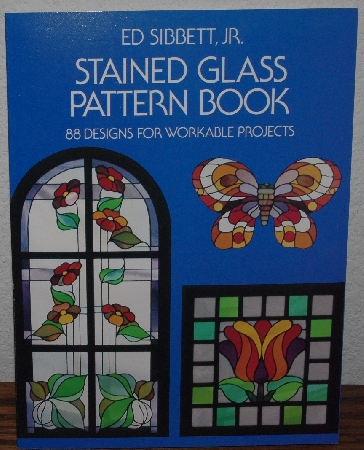 +MBA #3939-236   "1976 Ed Sibbett Jr. Stained Glass Pattern Book" Paper Back