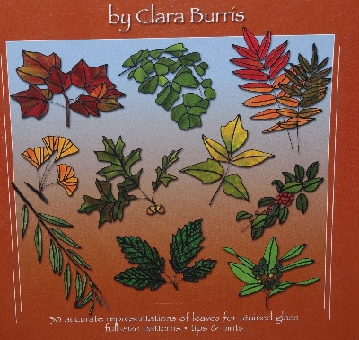 +SOLD"  +MBA #3939-385   "2003 Stained Glass Leaves" By Clara Burris