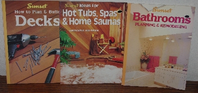 +MBA #3939-0063   "Set Of 3 Sunset Home Project Books"