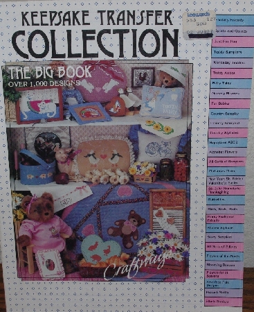 +MBA #4040-125  "1984 Keepsake Transfer Collection The Big Book" By Craftways Paper Back