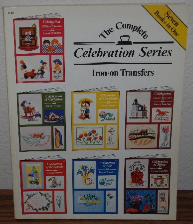 +MBA #4040-128    "1982 The Complete Celebration Series Iron On Transfers Book"