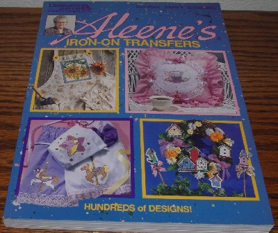 +MBA #4040-132   "1996 Aleene's Iron On Transfers Leeflet #1691" Large Paper Back Book