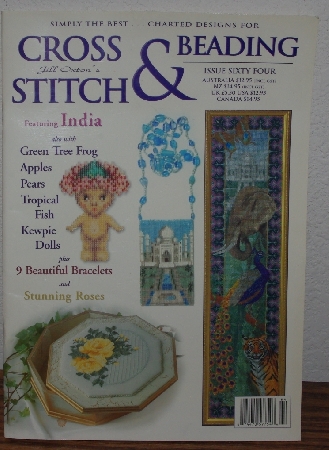+MBA #4040-162  "Oct 2005 Cross Stitch Beading Issue 64" Paper Back