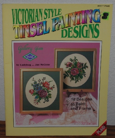 +MBA #4040-173   "1992 Victorian Style Tinsel Painting Designs By Plaid #8677"