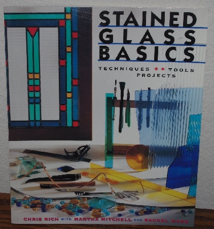 +MBA #4040-176  "1996 Stained Glass Basics By Chris Rich" Paper Back