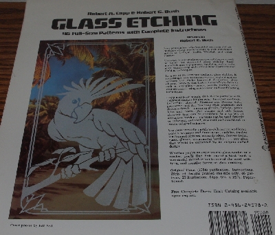+MBA #4040-199  "1984 Glass Etching By Robert A. Capp & Robert G. Bush" Paper Back