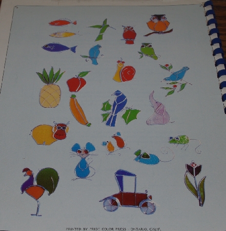+MBA #4040-210  1980 "46 New Designs For Suncatchers Volume 1" From The Put A Rainbow In Your Window People