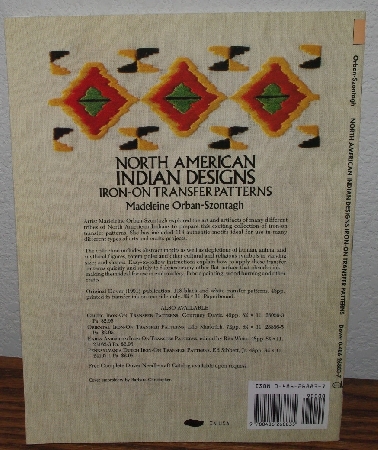 +MBA #4040-229  "1991 North American Indian Designs Iron On Transfer Patterns" By Madeleine Orban-Szontagh