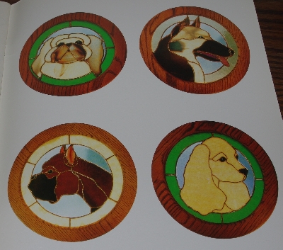 +MBA #4040-236 "1987 Dog'Gone De MelloStained Glass Patterns" By Randy Demello