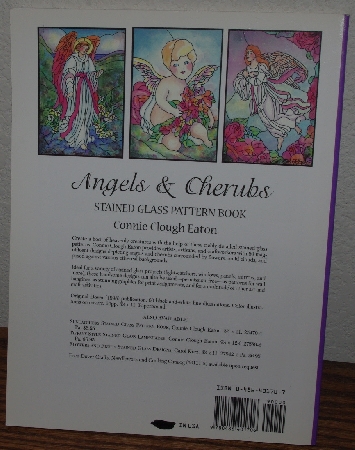+MBA #4040-240   "1998 Angels & Cherubs Stained Glass Pattern Book" By Connie Clough Eaton