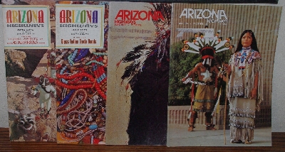 +MBA #4040-299  "Set Of 8 Vintage  Arizona Highways Magazine Issues"