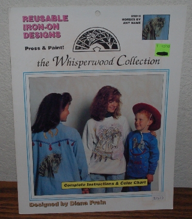 +MBA #4040-0014   "1990 Horses By Any Name #05010 Iron On Transfers" By Diana Prain
