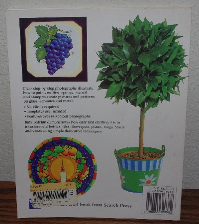 +MBA #4040-0037   "1998 Decorative Painting On Glass, Ceramics & Metal By Judy Balchin" Paper Back