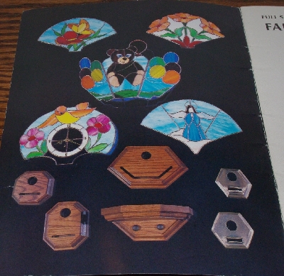 +MBA #4040-0055   "1984 Full Size Fan Lamp Patterns By Muriel Caffee" Paper Back