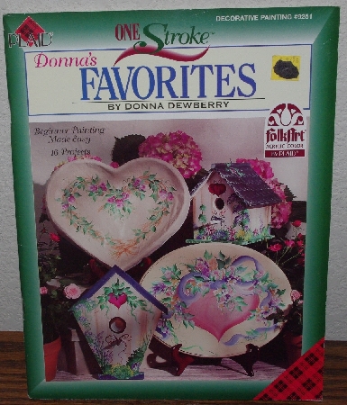 +MBA #4040-0059   "1996 Plaid One Stroke Donna"s Favorites By Donna Dewberry" Decorative Painting Book #9251
