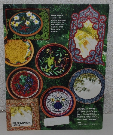 +MBA #4141-0083  "1999 Carolyn Kyle  Mosaic Mirrors, Platters & More By Christine Stewart" Stained Glass Project Book