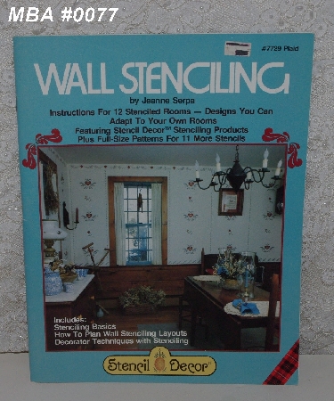 +MBA #4141-0077  "1984 Plaid Wall Stenciling Project Book"