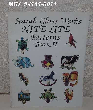 +MBA #4141-0071  "1990 Scarab Glass Works Bite Lite Patterns Book #2" Stained Glass Pattern Book