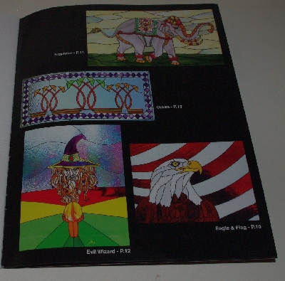 +MBA #4141-0033    "2002 Aanraku Eclectic IV Volume 4" Aanraku Stained Glass Project Book 