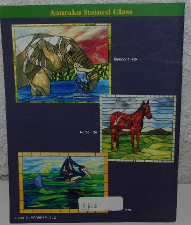 +MBA #4141-0018  "2001 The Art Of Shel Franklin A Personal Journey" AANRAKU Stained Glass Pattern Book