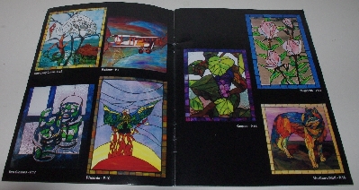 +MBA #4141-0018  "2001 The Art Of Shel Franklin A Personal Journey" AANRAKU Stained Glass Pattern Book