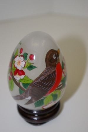 +MBA #10-285  Vintage Asian Hand Painted Egg