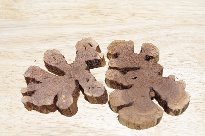 +MBA #5558-0023  "Set Of (2) Manzanita Root Slices"