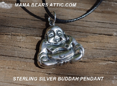 +MBA $5600-285  "Sterling Silver Buddha Pendant"