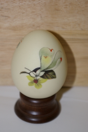 +MBA #10-  Solid Porceline Hand Painted Egg