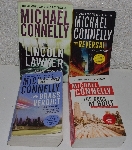 +MBA #5600-375  "Set Of 4 Michael Connelly "Mickey Haller The Lincoln Lawyer Series" Paper Back Books"
