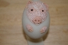 +MBA #10-071  1987 Bristar Hand Carved Resin Pig Egg