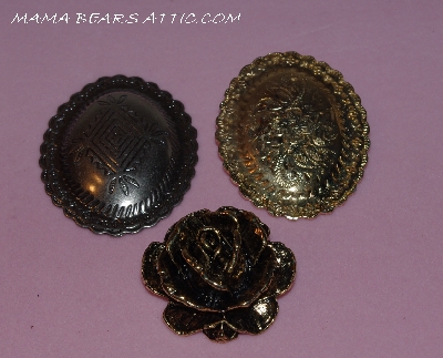 +MBA #5608-335  "Tandy Leather 1990's (6) Piece Bolo Parts"