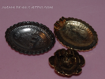 +MBA #5608-335  "Tandy Leather 1990's (6) Piece Bolo Parts"