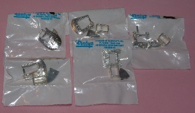 +MBA #5608-421  "1990's Tandy Leather (7) Piece Hat Band Set"