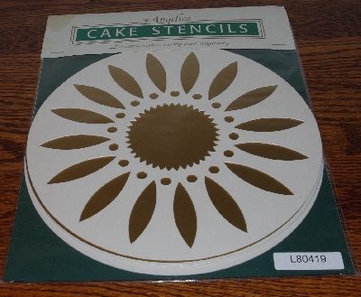+MBA #5608-268  "1996 Angelica Set Of 4 Cake Stencils"