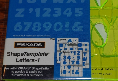 +MBA #5608-305  "2001 Fiskars Shape Template Letters-1"