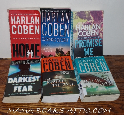 +MBA #5608-259  "Set Of 10 "Myron Bolitar Series" Books By Harlan Coben"