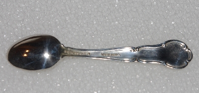 MBA #5609-65  "1978 Franklin Mint Virginia Sterling Mini State Flower Spoon"