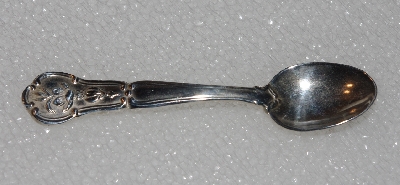 MBA #5609-81  "1978 Franklin Mint Sterling Delaware Mini State Flower Spoon"