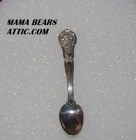 MBA #5609-74  "1978 Sterling Franklin Mint Mini Florida State Flower Spoon"