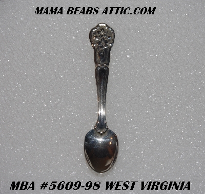 MBA #5609-98  "1878 Franklin Mint Sterling Mini West Virginia State Flower Spoon"