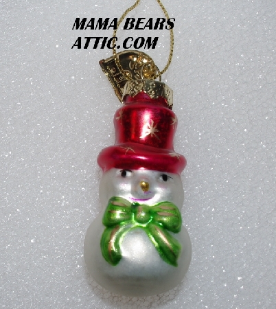 +MBA #5609-152  "2004 Thomas Pacconi Advent Snow Man Replacement Ornament"