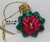 "SOLD"  MBA #5609-198  "2004 Thomas Pacconi Advent Poinsettia Replacement Ornament"
